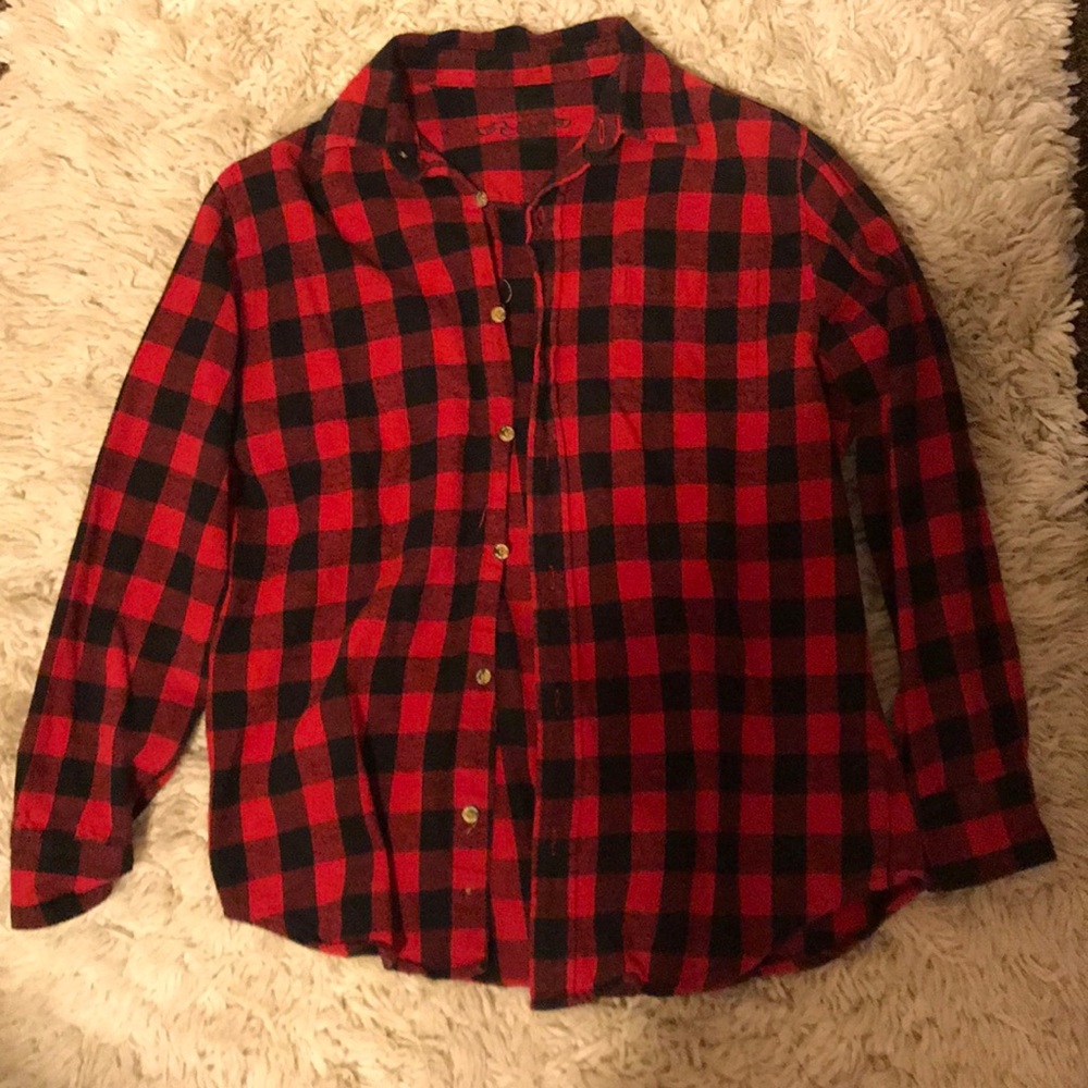 red & black flannel